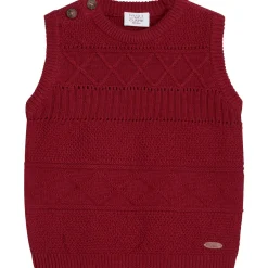 Sale Hust & Claire Perry vest til baby, Teaberry Juleantrekk Baby Gutt | Penklær Baby Gutt