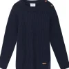 Sale Hust & Claire Pil strikket ullgenser, more navy Ullgensere Gutt 3-10 År | Ullgensere Gutt