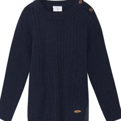 Sale Hust & Claire Pil strikket ullgenser, more navy Ullgensere Gutt 3-10 År | Ullgensere Gutt