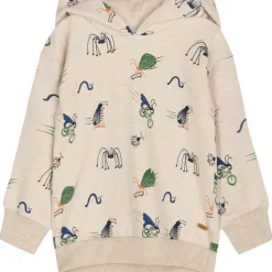 Sale Hust & Claire Storm hettegenser til barn, wheat melange Gensere & Overdeler Gutt
