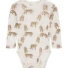 Best Hust & Claire Tiger body i ull/lyocell, French Oak Ullbody Og Ullgensere Baby | Ullbodyer Baby Gutt