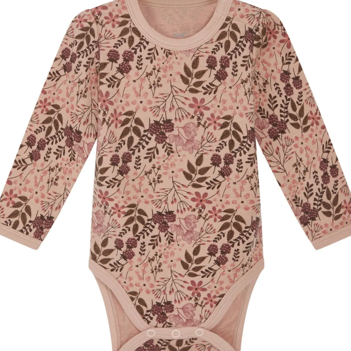 Discount Hust & Claire ull/bambus body blomster, Rose Cloud Ullbody Og Ullgensere Baby | Ullbodyer Baby Jente