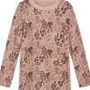 New Hust & Claire  ull/bambus genser blomster, Rose Cloud Ullgensere 8-16 År | Ullgensere Jente 3-10 År