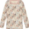 Hot Hust & Claire  ull/bambus genser blomster, Cloud Blue Ullgensere 8-16 År | Ullgensere Jente 3-10 År