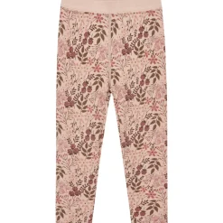 Best Hust & Claire ull/bambus leggings blomster, Rose Cloud Ullbukser 8-16 År | Ullbukser Gutt 3-10 År