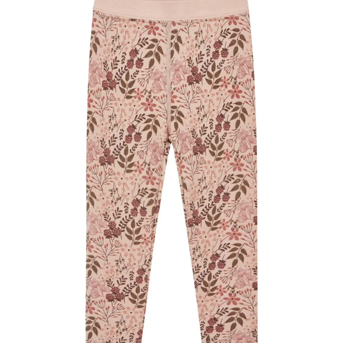 Best Hust & Claire ull/bambus leggings blomster, Rose Cloud Ullbukser 8-16 År | Ullbukser Gutt 3-10 År