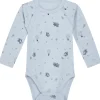 New Hust & Claire ull/bambus omslagsbody, Cloud Blue Ullbody Og Ullgensere Baby | Ullbodyer Baby Gutt