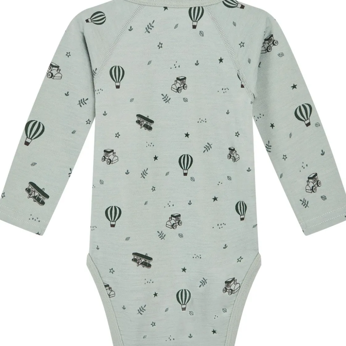 Best Hust & Claire ull/bambus omslagsbody, Jade Green Ullbody Og Ullgensere Baby | Ullbodyer Baby Gutt