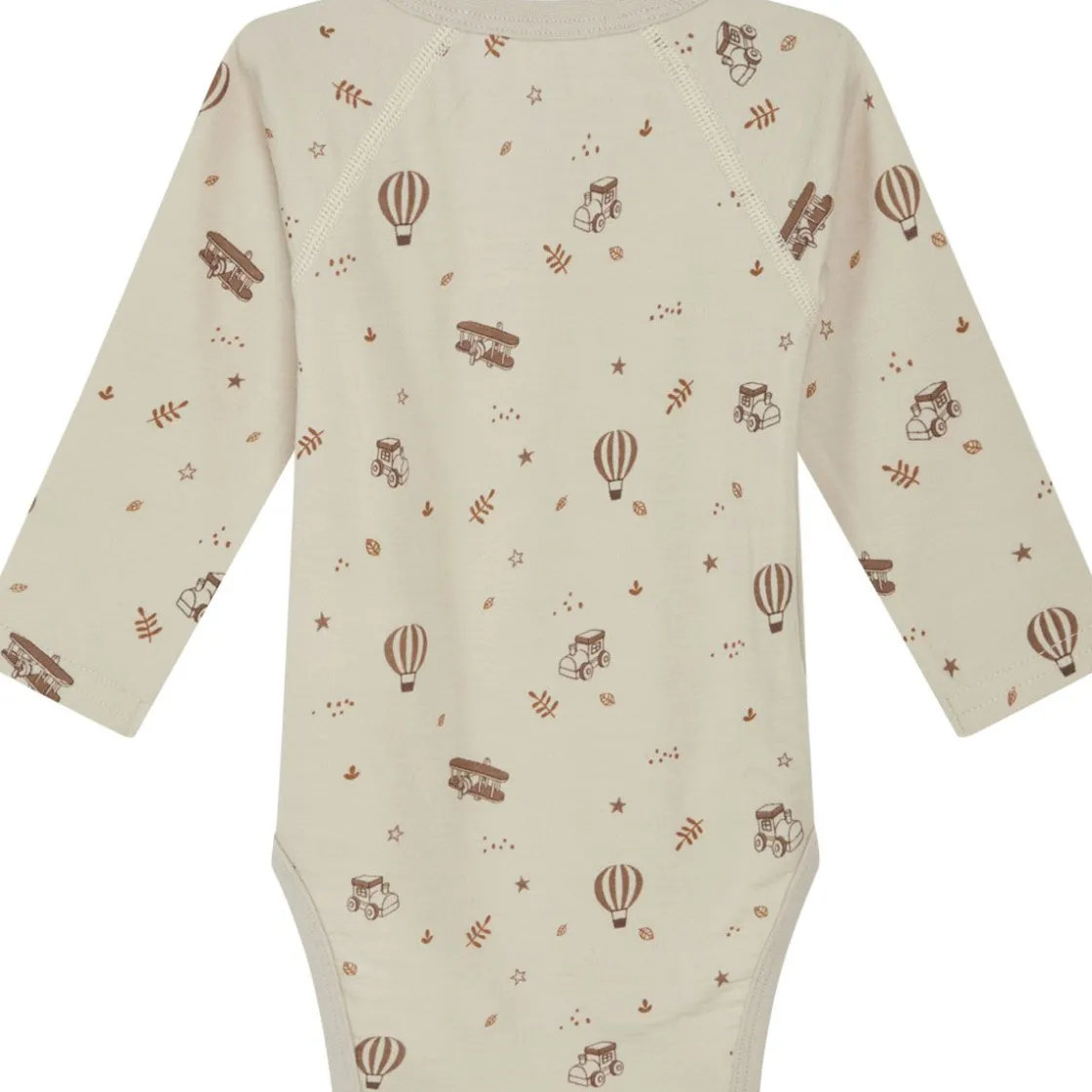 Fashion Hust & Claire ull/bambus omslagsbody, French Oak Ullbody Og Ullgensere Baby | Ullbodyer Baby Gutt
