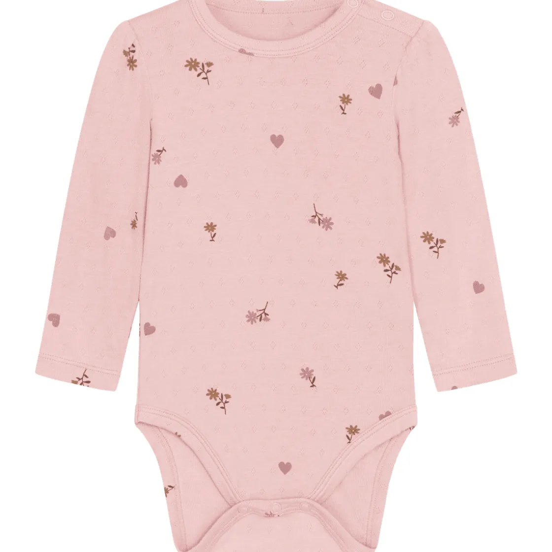 Hot Hust and Claire Buller body i bambus, Dusty Rose Kortermet Baby Jente | Bodyer Baby Jente