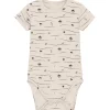 Fashion Hust and Claire Buller kortermet body i bambus, French Oak Kort | Kortermet Baby Gutt