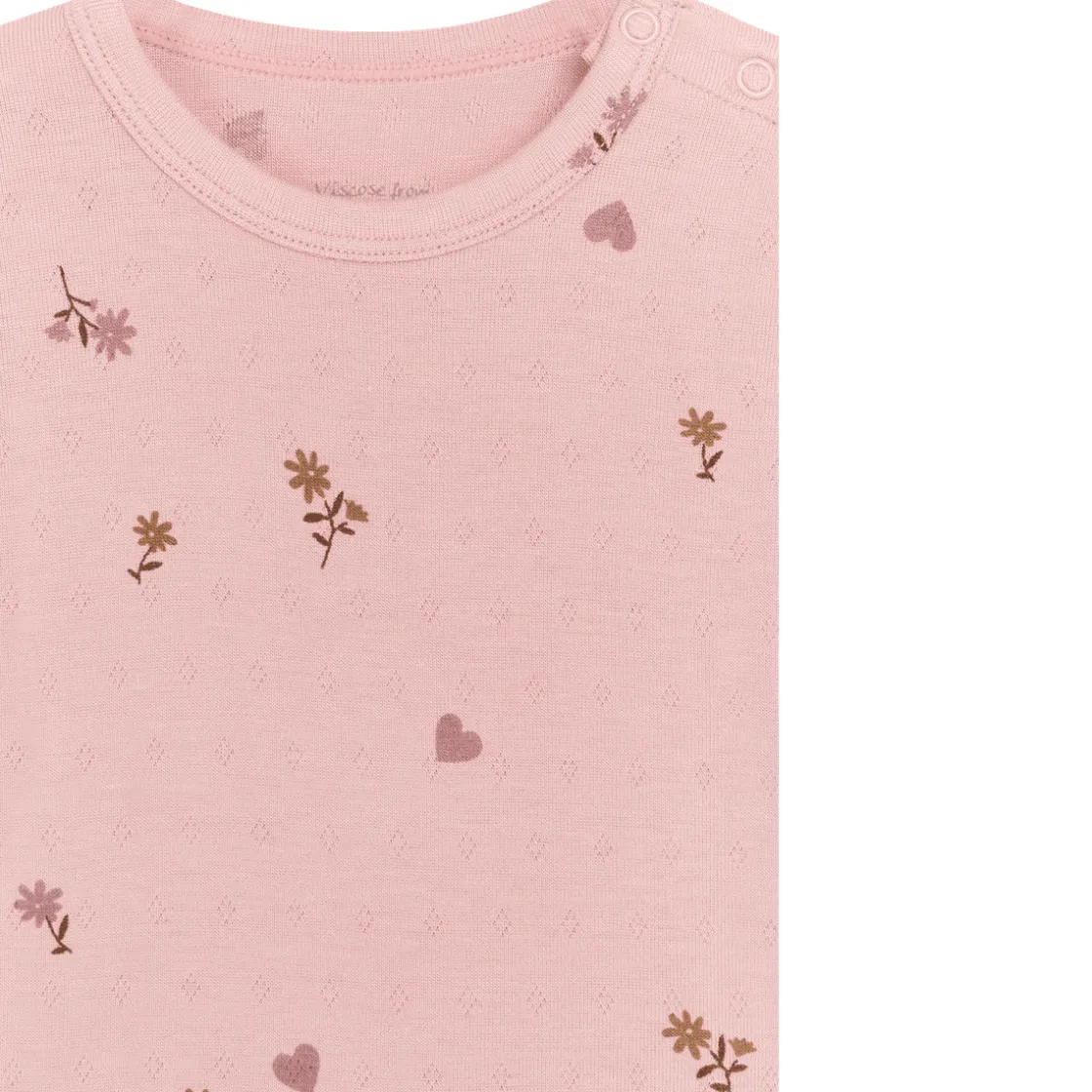 Fashion Hust and Claire Buller kortermet body i bambus, Dusty Rose Kortermet Baby Jente | Bodyer Baby Jente