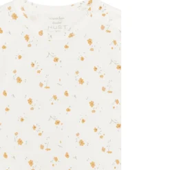 New Hust and Claire Buller kortermet body i bambus, Ivory Kortermet Baby Jente | Bodyer Baby Jente