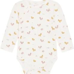 Sale Hust and Claire Buller omslagsbody i bambus, Ivory Bodyer Baby Jente