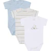 New Hust and Claire Hcbati 3-pack kortermet body, Winter Sky Kort | Kortermet Baby Gutt