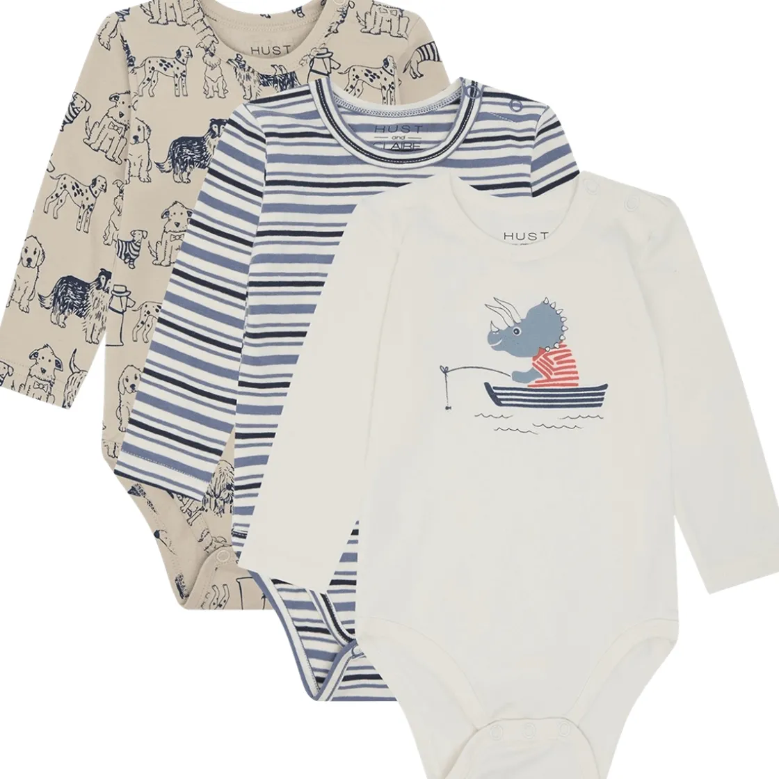 Clearance Hust and Claire Hcbertram 3-pack body, Cement Bodyer Baby Jente | Bodyer Baby Gutt