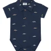 Best Hust and Claire Hcbilly kortermet body, Blue Moon Kort | Kortermet Baby Gutt