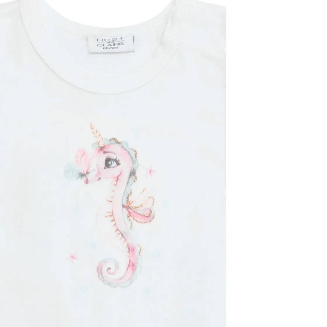 Hot Hust and Claire Hcbritt body, White Kortermet Baby Jente | Bodyer Baby Jente