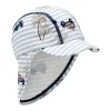 Outlet Hust and Claire Hcfasai UV-hatt til barn, White Solhatter Barn | Solhatter Baby