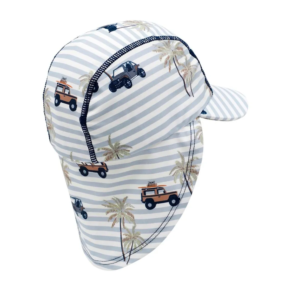 Outlet Hust and Claire Hcfasai UV-hatt til barn, White Solhatter Barn | Solhatter Baby
