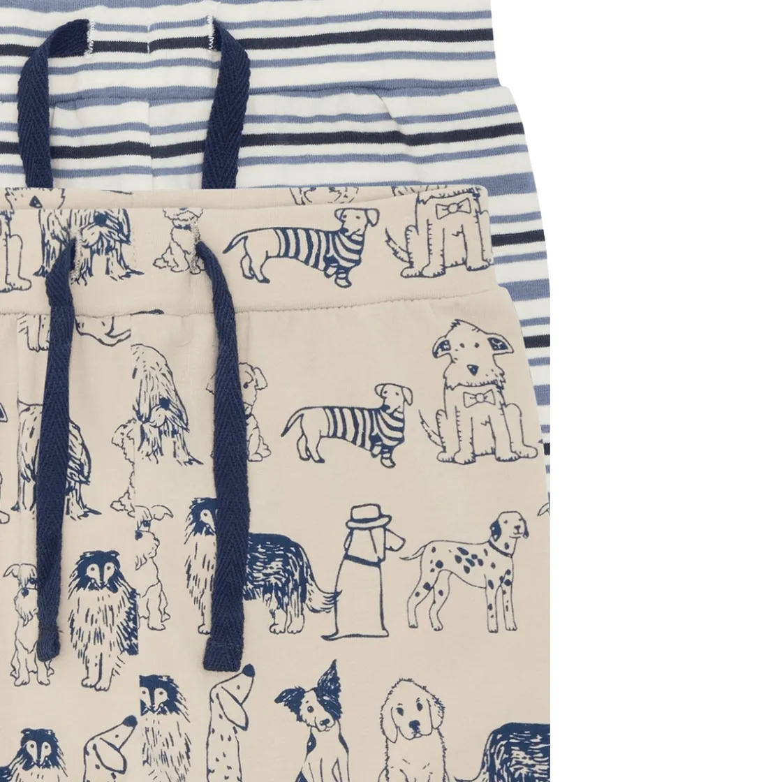 Hot Hust and Claire Hcgore 2-pack joggebukse til baby, Cement Bukser Baby Gutt