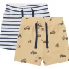 Sale Hust and Claire Hchau 2-pack shorts til baby, Pale Khaki Shortser Baby Gutt