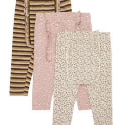 Sale Hust and Claire Liva- leggings 3-pack, Dusty Rose Bukser & Tights Baby Jente | Bukser Baby Gutt