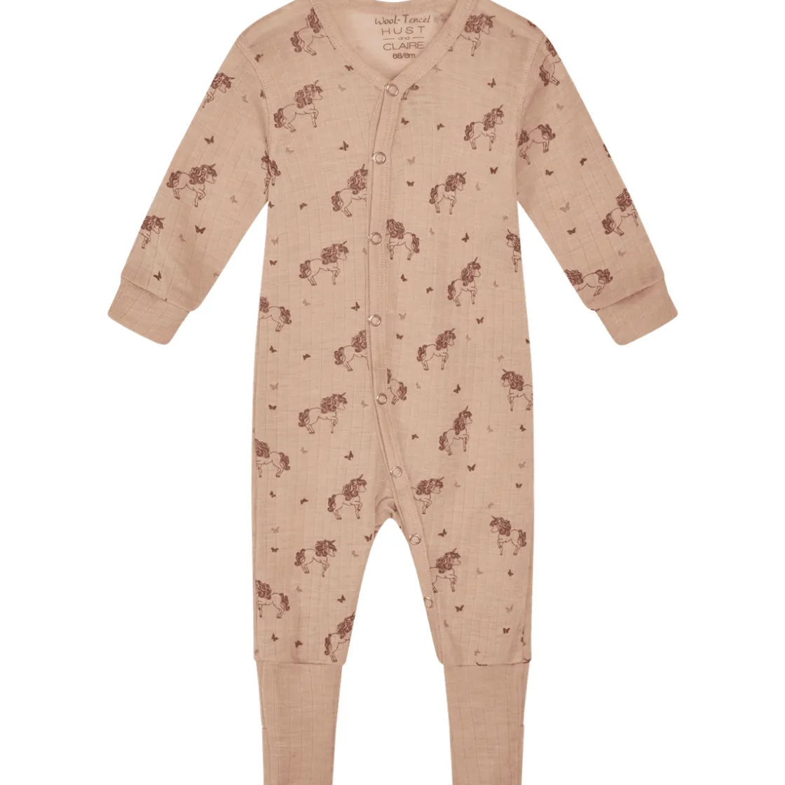 Clearance Hust and Claire Manu heldress ull/lyocell, Rose Cloud Ulldresser & Ullpyjamaser Baby | Heldresser & Pyjamaser Jente