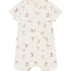 Clearance Hust and Claire Milu romper i bambus, Ivory Rompere & Jumpsuits Baby Jente | Heldresser & Pyjamaser Jente
