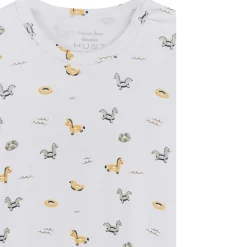 Best Hust and Claire Milu Romper i bambus, Water Rompere Baby Gutt | Heldresser & Pyjamaser Gutt