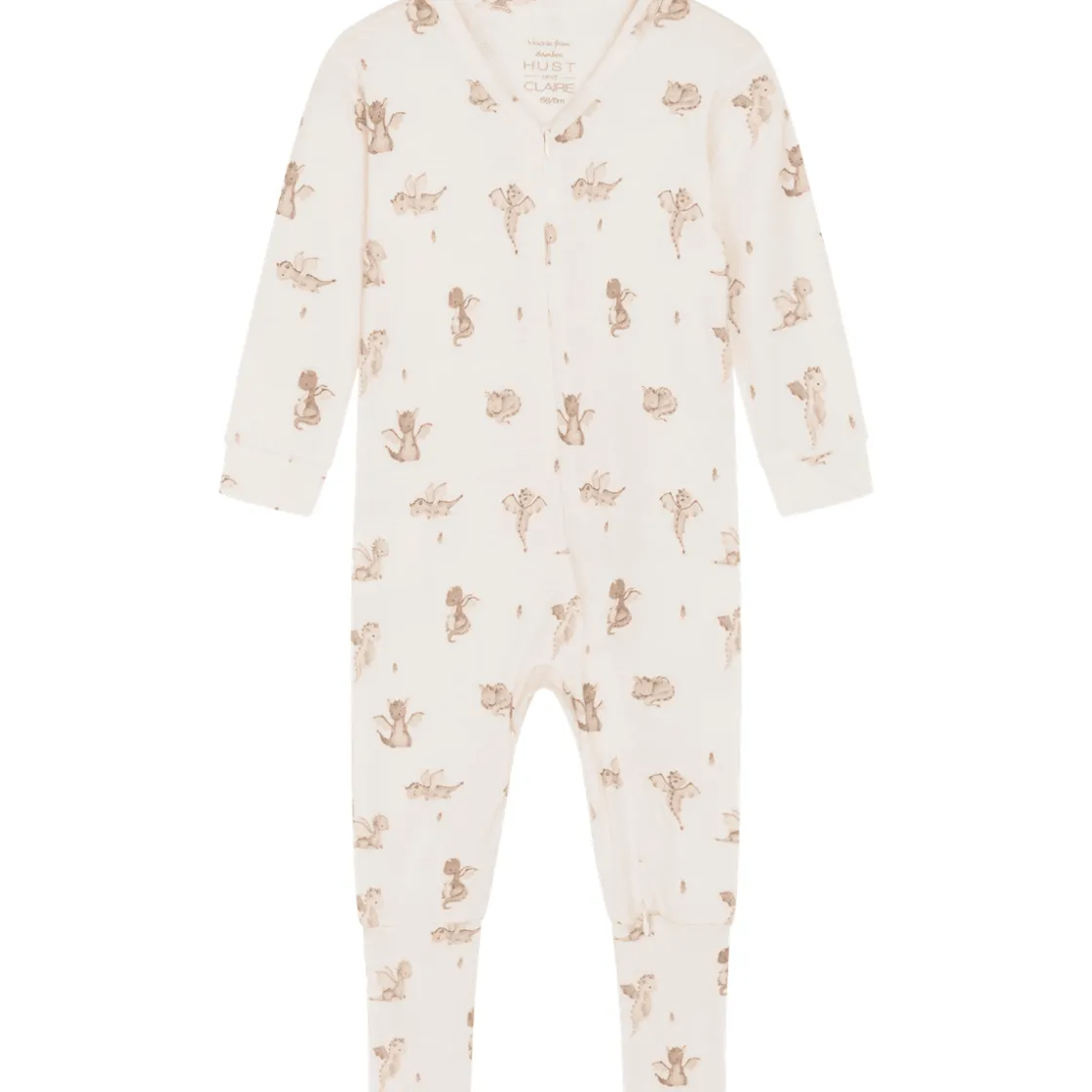 Discount Hust and Claire Mulle heldress i bambus, Ivory Heldresser & Pyjamaser Jente | Heldresser & Pyjamaser Gutt
