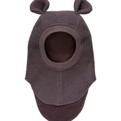 Fashion Balaclava Bjørneører tovet ull, Raisin Vinterluer Barn | Vinterluer Baby