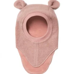 Discount Balaclava Bjørneører tovet ull, rose melange Vinterluer Barn | Vinterluer Baby