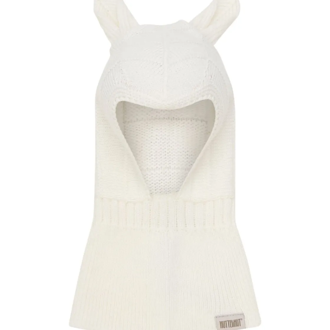 Clearance Balaclava i Merino/Cashmere, Off-White Vinterluer Baby