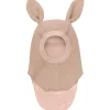 New Balaclava Kaninører tovet ull, Rose Melange Vinterluer Barn | Vinterluer Baby