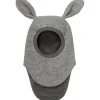 Hot Balaclava Kaninører tovet ull, M. Grey Mel Vinterluer Barn | Vinterluer Baby