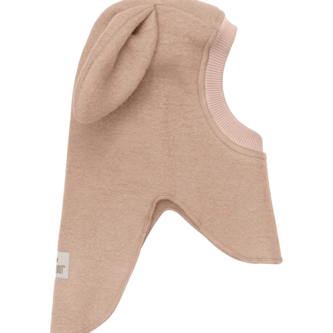 New Balaclava Kaninører tovet ull, Rose Melange Vinterluer Barn | Vinterluer Baby