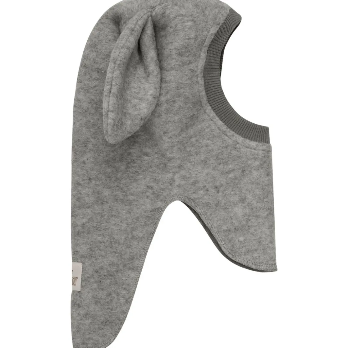Hot Balaclava Kaninører tovet ull, M. Grey Mel Vinterluer Barn | Vinterluer Baby