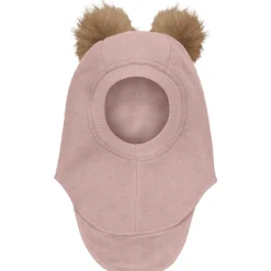 New Balaclava lue tovet ull og dusker, Fawn Vinterluer Barn | Vinterluer Baby