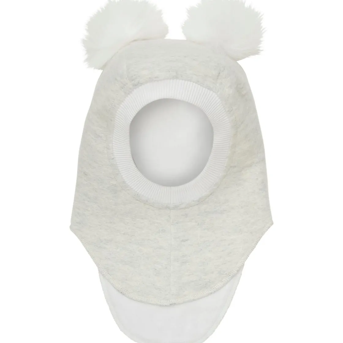 New Balaclava lue tovet ull og dusker,Snow White Vinterluer Barn | Vinterluer Baby