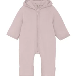 Clearance bomullsfleecedress med ører, Cloud Gray Heldresser / Kjøredresser Baby | Heldresser & Pyjamaser Jente