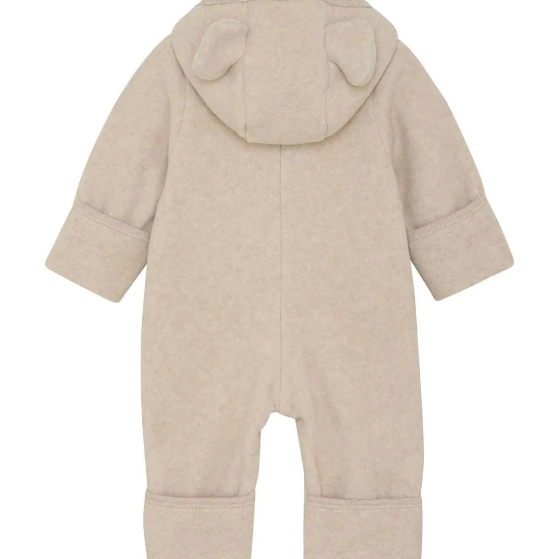 Online bomullsfleecedress med ører, Camel Melange Heldresser / Kjøredresser Baby | Heldresser & Pyjamaser Jente