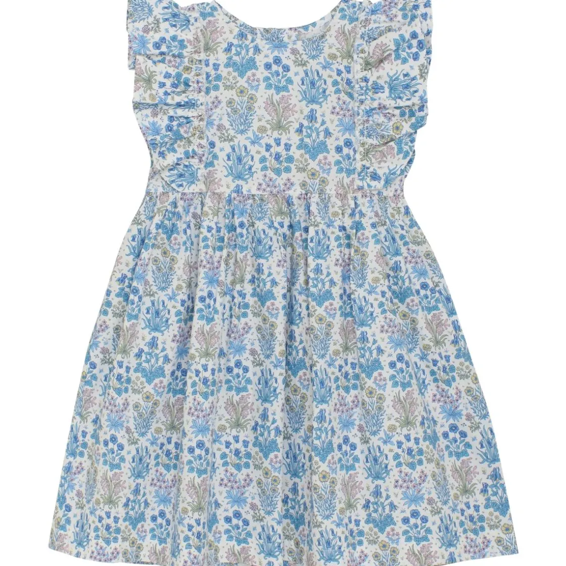 Outlet kjole til barn og baby m/blomster, Soft Chambray Penklær Jente | Penklær Jente