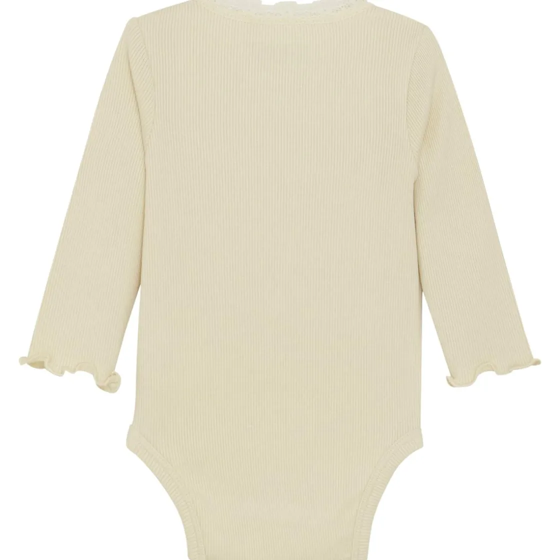 Fashion ribb body med blonder, Wood Ash Bodyer Baby Jente