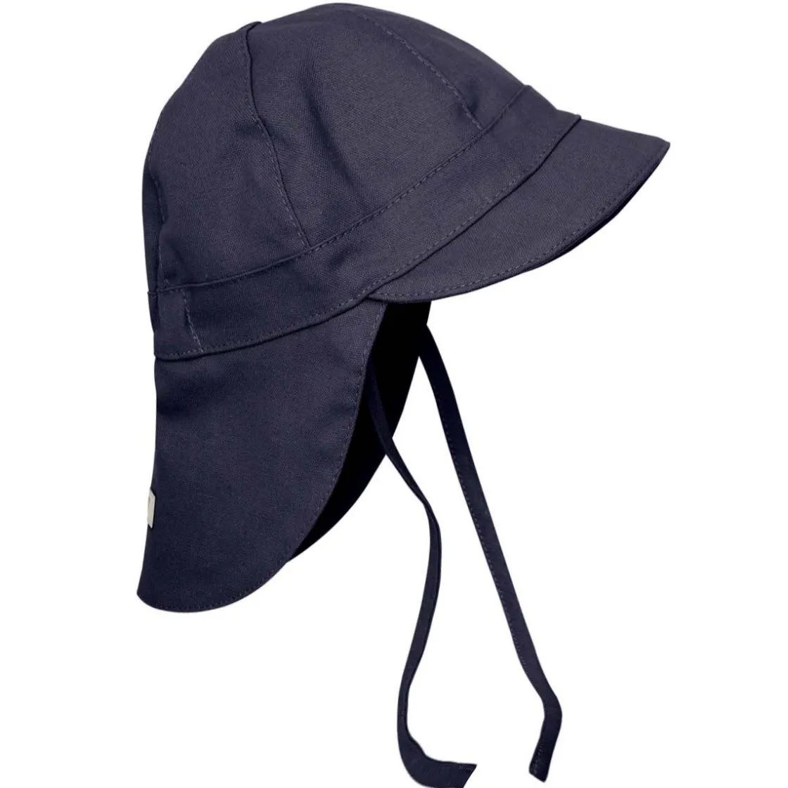 Clearance solhatt til baby i lin/bomull, Navy Solhatter Barn | Solhatter Baby