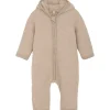 Sale ullfleecedress med ører (M), Camel Melange Heldresser / Kjøredresser Baby | Heldresser & Pyjamaser Jente