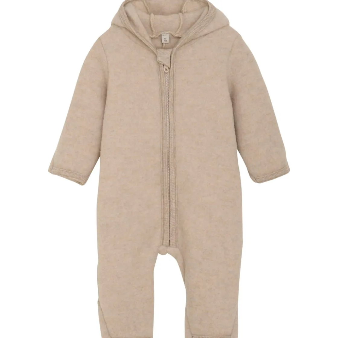 Sale ullfleecedress med ører (M), Camel Melange Heldresser / Kjøredresser Baby | Heldresser & Pyjamaser Jente
