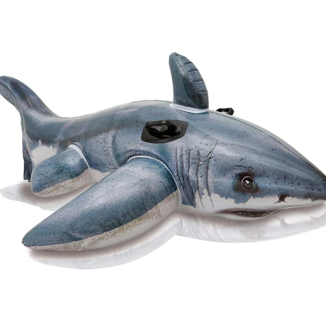 Clearance Great White Shark oppblåsbar hvithai, 3 år+ Vannleker