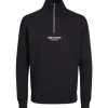 Fashion Vesterbro half-zip sweatshirt, Black Gensere Gutt 8-16 År | Gensere & Overdeler Gutt