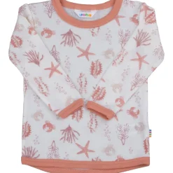 Outlet Aqua Flora genser i sommerull, Light pink Ullgensere Jente 3-10 År | Ullgensere Gutt 3-10 År